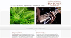 Desktop Screenshot of benscaleslaw.com