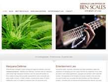 Tablet Screenshot of benscaleslaw.com